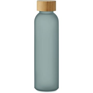 Frosted Glass Bottle 500ml - Transparent Grey - item picture front