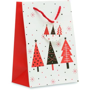 Gift Paper Bag Small - White - item picture front
