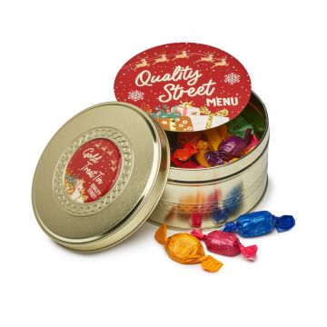 Winter Collection – Gold Treat Tin - Quality Street