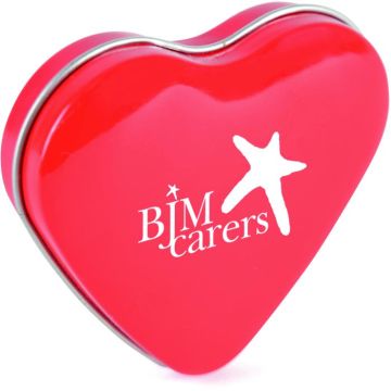 Heart Mint Tin - Red, 68x63x13mm - main image