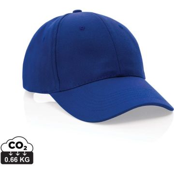 Impact 6 Panel 280Gr Recycled Cotton Cap With Aware Tracer - blue - main image