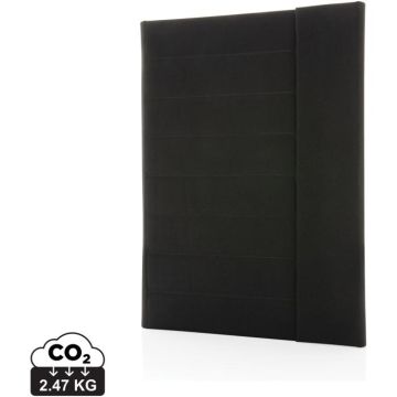Impact Aware A4 Portfolio With Magnetic Closure - black - main image