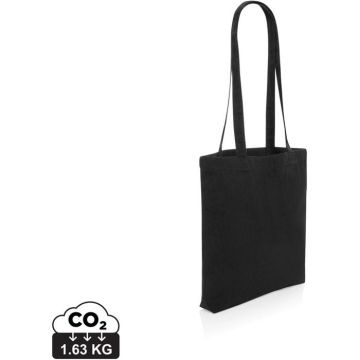 Impact Aware Recycled Cotton Tote 330 Gsm - black - main image