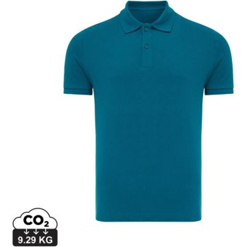 Iqoniq Yosemite Recycled Cotton Pique Polo - dark teal, XXL - main image