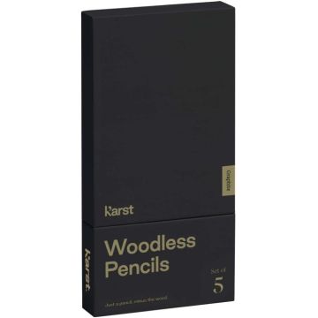 Karst 5-Pack 2B Woodless Graphite Pencils - Grey - image main