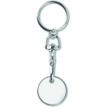 Key Ring Token (€Uro Token) - White - item picture front