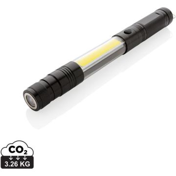 Large Telescopic Light With Cob - black - main image