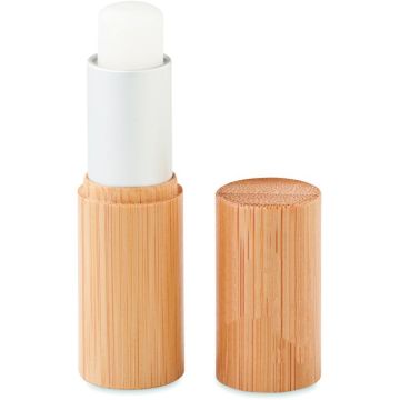 Lip Balm In Bamboo Tube Box - Wood - item picture front