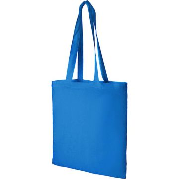 Madras 140 g/m² Cotton Tote Bag 7L - Process blue - image main