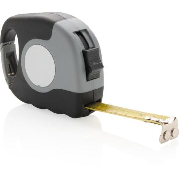 Measuring Tape With Carabiner - grey, black - main image