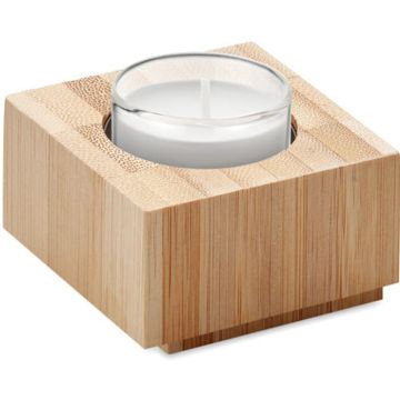 Luxor Bamboo Tealight Holder