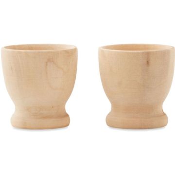 Evo Set Of 2 Wooden Egg Cups