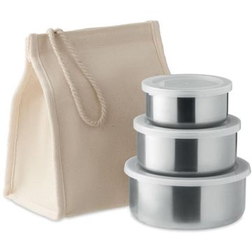 Temple Set Of 3 Stainless Steel Boxes
