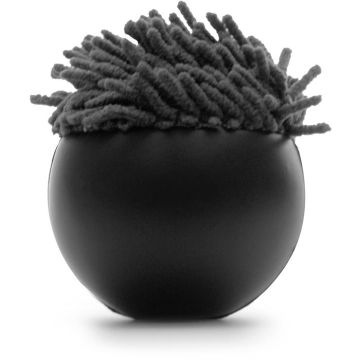 Mophead Stress Ball - Black, 58 x 57 x 55 mm - main image
