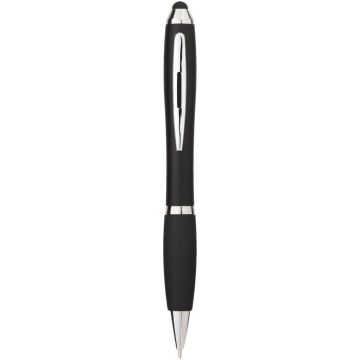 Nash Coloured Stylus Ballpoint Pen With Black Grip (Black Ink) - Black - image main