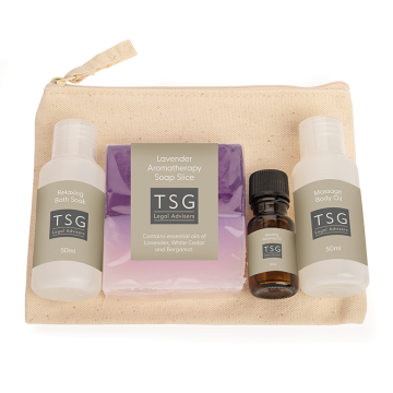 Natural Relaxing Set In A Cotton Bag