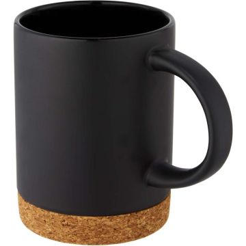 Neiva 425 ml Ceramic Mug With Cork Base - Black - image main