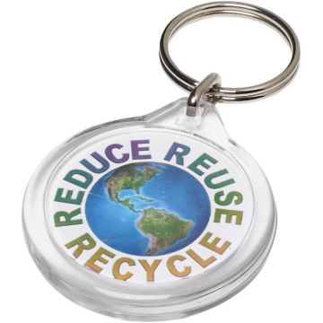 Orb I7 Round Keychain - Transparent clear - image main
