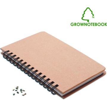 Pine Tree Notebook - Growtree Collection - Beige - item picture front