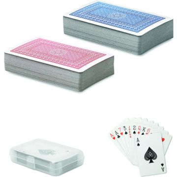 Playing Cards In PP Case - Blue - item picture front
