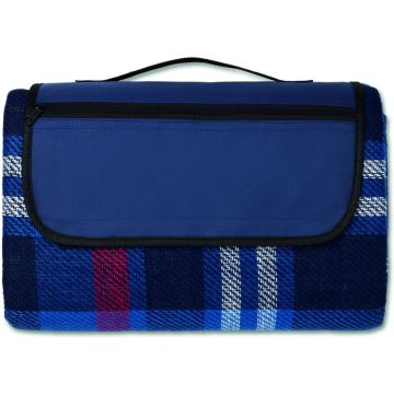 Polyester Picnic Blanket - Blue - item picture front