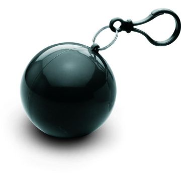 Poncho In Round Container - Black - item picture front