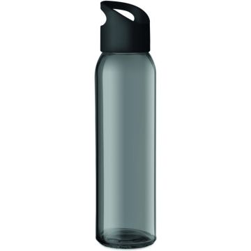 Praga Glass Bottle 470ml - Black - item picture front