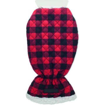 Quilted Ice Scraper Glove - Red - item picture front