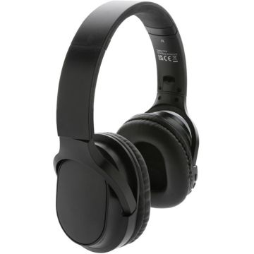 RCS Recycled Plastic Elite Foldable Wireless Headphone - black - main image