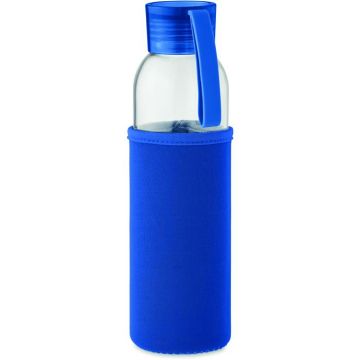 Recycled Glass Bottle 500 ml - Royal Blue - item picture front
