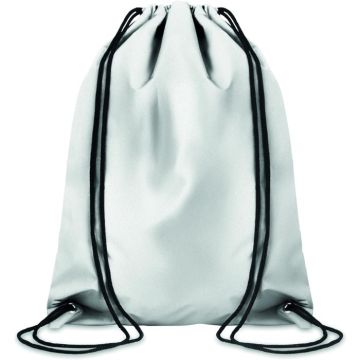 Reflective Drawstring Bag - Silver - item picture front