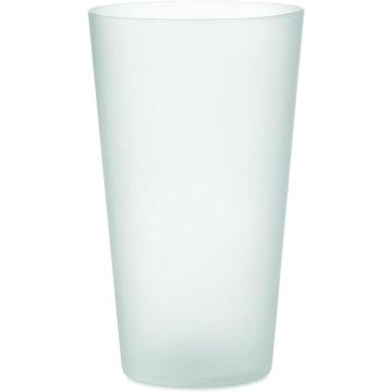 Reusable Event Cup 500ml - Transparent White - item picture front