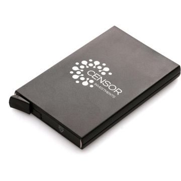 RFID Recycled Card Holder - Black, 196 x 162 x 6mm - main image