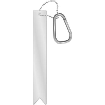 RFX H-9 Reflective PVC Hanger With Carabiner - White - image main