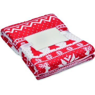RPET Fleece Blanket 190 Gr/M² - Red - item picture front