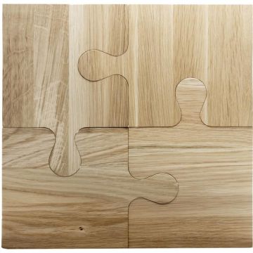SCX.Design K05 Oak Puzzle Cutting Board - Wood - image main