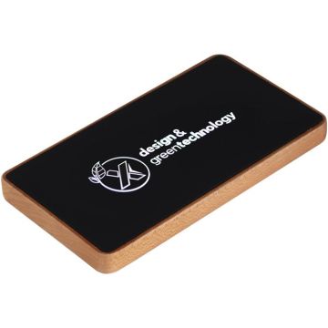 SCX.Design P35 5.000 mAh Wooden Powerbank - Wood, Black - image main