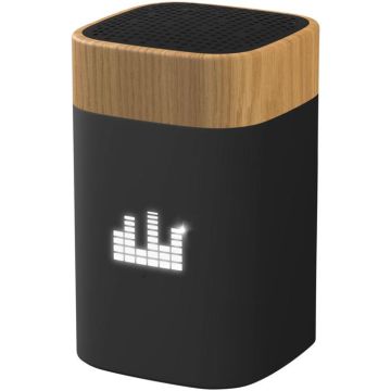SCX.Design S31 Light-Up Clever Wood Speaker - Black, Natural - image main