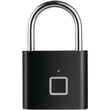 SCX.Design T11 Smart Fingerprint Padlock - Black - image main