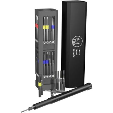 SCX.Design T20 30-Piece Screwdriver And Repair Set In Aluminium Case - Black - image main