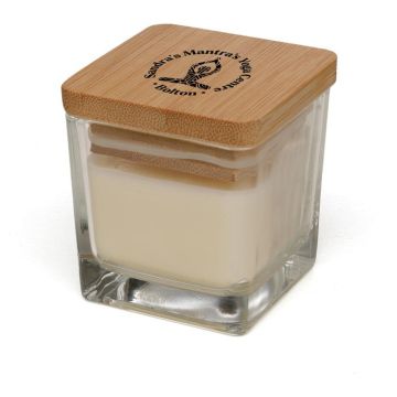 Serenity Soy Wax Glass Candle - Natural, 58 x 54 x 54 mm - main image