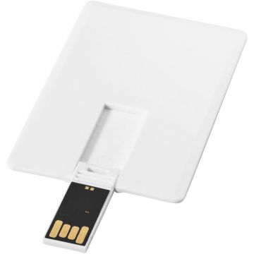 Slim Card-Shaped 4GB USB Flash Drive - White - image main