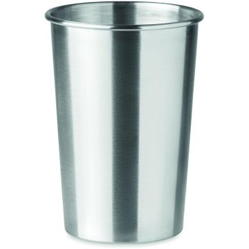 Stainless Steel Cup 350ml - Matt Silver - item picture front