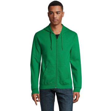 Stone Uni Hoodie 260G - Kelly Green, XL - item picture front