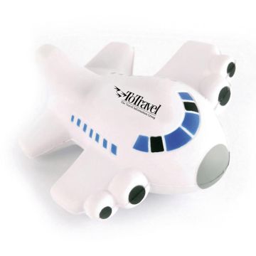 Stress Aeroplane - White, 86x50x90mm - main image