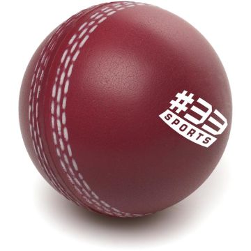 Stress Cricket Ball - Red, 68mm dia - main image
