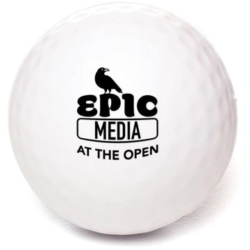 Stress Golf Ball - White, 62mm dia. - main image