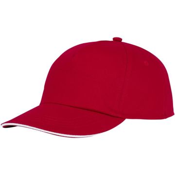 Styx 5 Panel 175 g/m2 Sandwich Cap - Red - image main