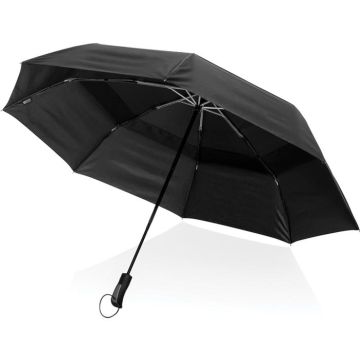 Swiss Peak Aware Tornado 27" Pocket Storm Umbrella - black - main image