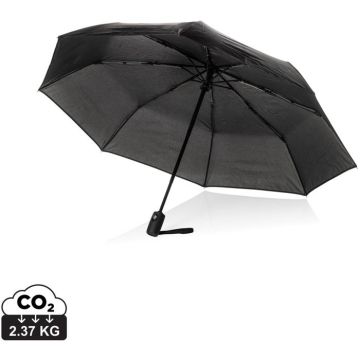 Swiss Peak Vito Aware RPET 21 Inch Auto Open/Close Umbrella - black - main image